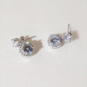Simulated Diamond 4 Carats cttw Drop Earrings
